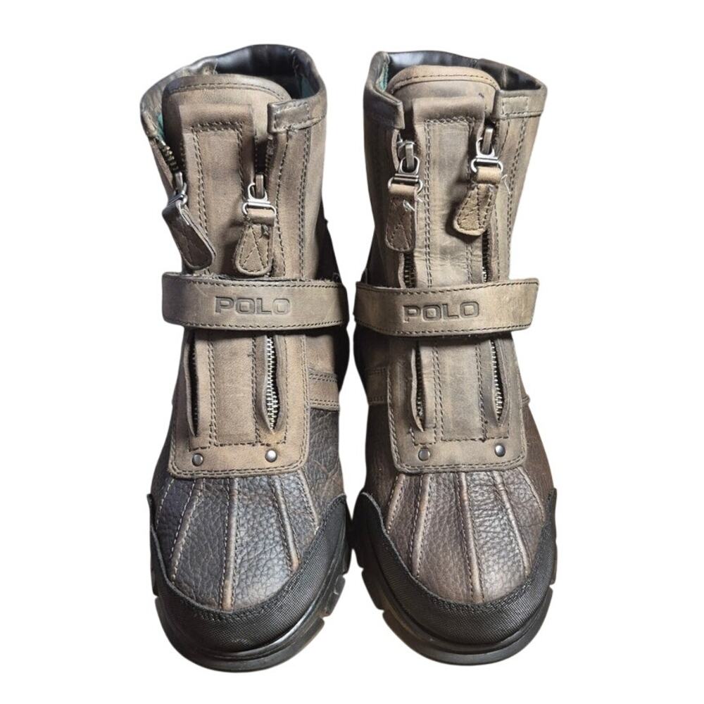 Mens Polo Ralph Lauren Conquest Hi III Size 8.5
